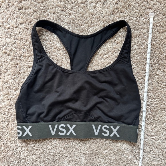 Victoria’s Secret VSX Black Sports Bra - Medium - Gym, Workout, Yoga Essential - Picture 3 of 6